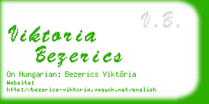 viktoria bezerics business card